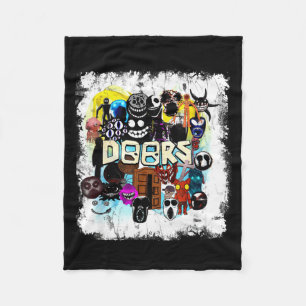 Doors All The Entities New Doors Game For Kids, Ad Fleece Blanket