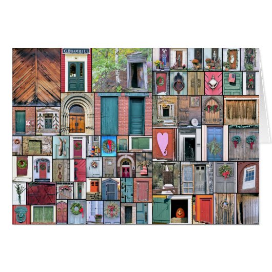 Doors collage cards (Front Horizontal)