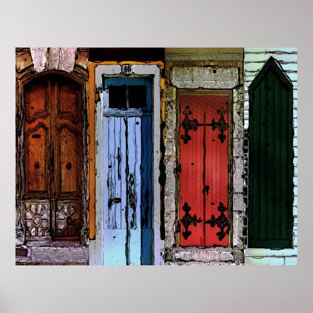 Doors In A Row Poster (Front)
