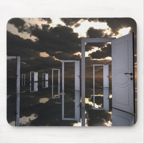 Doors in the sky mouse pad