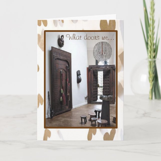 Doors of Adventures/ A Valentine's Day Card (Front)