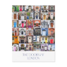 Doors of London Postcard