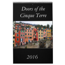 Doors of the Cinque Terre 2016 Calendar