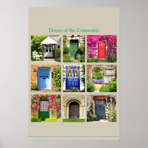 Doors of the Cotswolds Poster