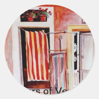 Doors of Venice Classic Round Sticker