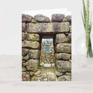 Doorway Folded Greeting Card