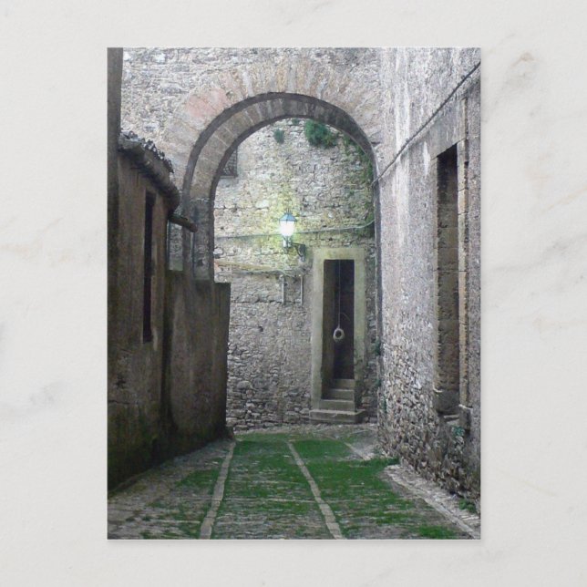 Doorway in Erice Sicily Postcard (Front)