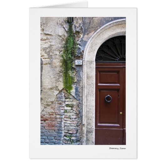 Doorway, Siena Cards (Front)