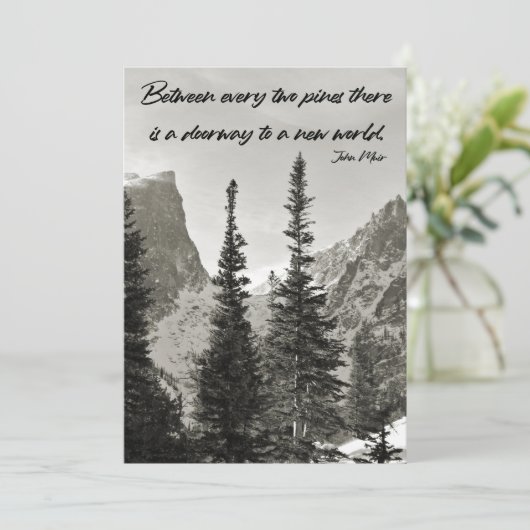 Doorway to a New World in the Mountains (Standing Front)