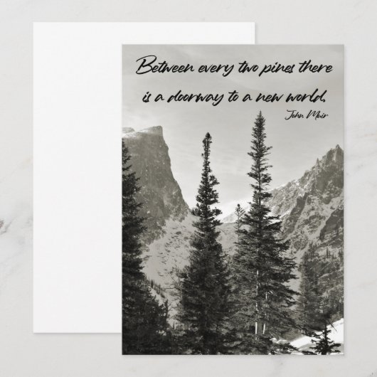 Doorway to a New World in the Mountains (Front/Back)