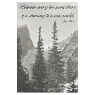 Doorway to a New World in the Mountains Gallery Wrap