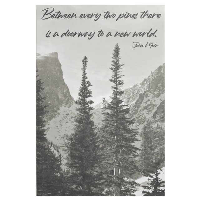 Doorway to a New World in the Mountains Gallery Wrap (Front)