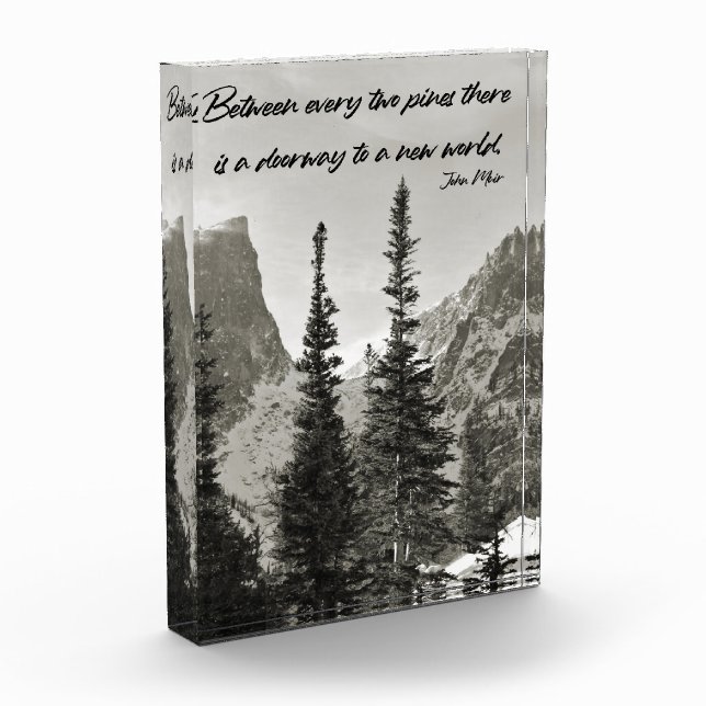 Doorway to a New World in the Mountains Photo Block (Left)