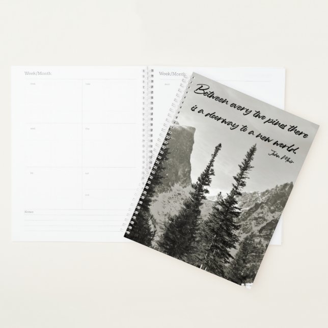Doorway to a New World in the Mountains Planner (Display)