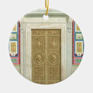 Doorway to the Raphael Loggia at the Vatican, from Ceramic Ornament