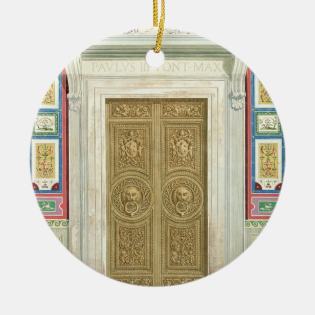 Doorway to the Raphael Loggia at the Vatican, from Ceramic Ornament (Front)