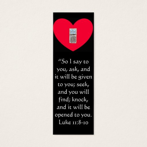 Customizable Doorway to Your Heart Business Card Templates