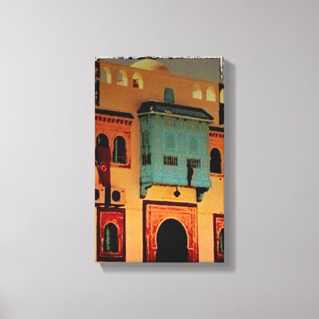 Doorway, Tunisia , North Africa Canvas Print (Front)