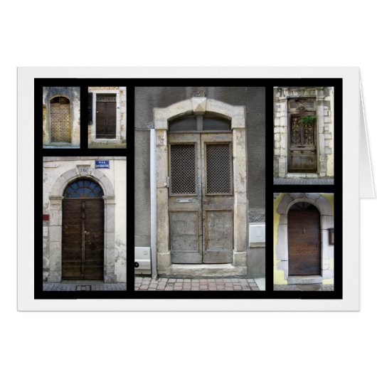 Doorways in France Cards (Front Horizontal)