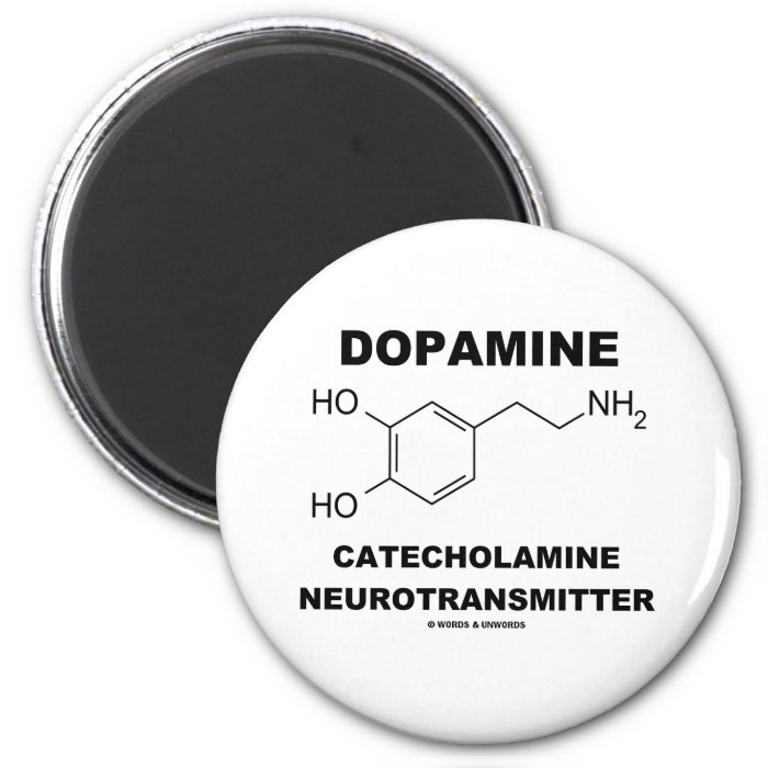 Dopamine Catecholamine Neurotransmitter Fridge Magnet