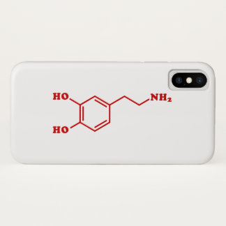 Dopamine Molecular Chemical Formula iPhone X Case