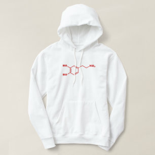 Dopamine Molecular Chemical Formula Hoodie
