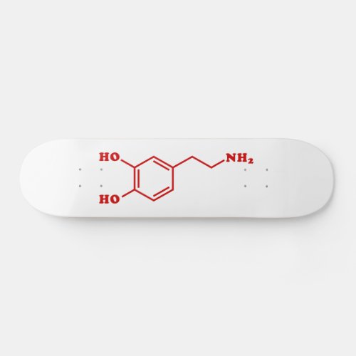 Dopamine Molecular Chemical Formula Skateboard