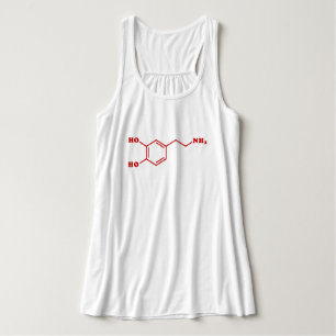 Dopamine Molecular Chemical Formula Tank Top