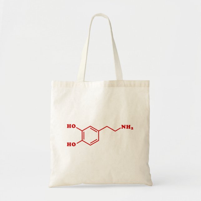Dopamine Molecular Chemical Formula Tote Bag (Front)