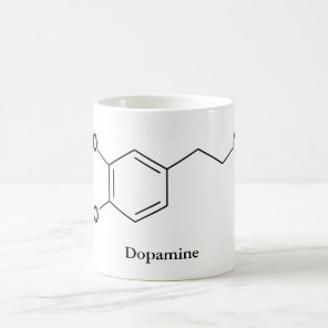 Dopamine Molecule Chemistry Biochemistry Coffee Mug