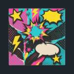 Dopamine Pop Collage Ultra Glossy Metal Panel Art!<br><div class="desc">Elevate your décor with “Vibrant Pop Art Dopamine Collage Poster Print Art!”, a high-energy poster that transforms the thrill of dopamine into bold, graphic expression. This dynamic print layers neon-pink halftone motifs, comic-book bursts, and retro graphic elements—stars, lightning bolts, and pixel shards—against a clean background to create a visceral visual...</div>