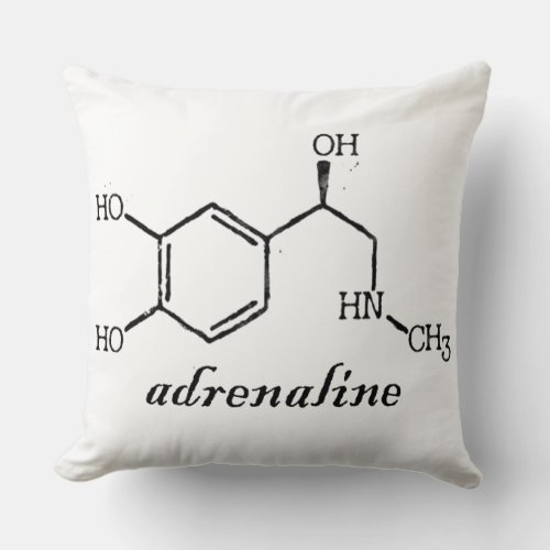 dopamine throw pillow
