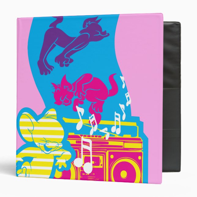 Dope Beats Happy Feets 3 Ring Binder (Front/Inside)