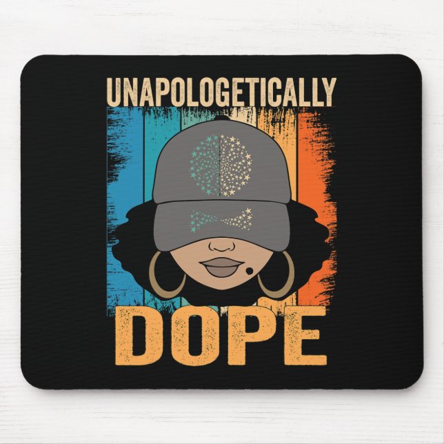 Dope Women Black History Month Juneteenth 1  Mouse Pad (Front)