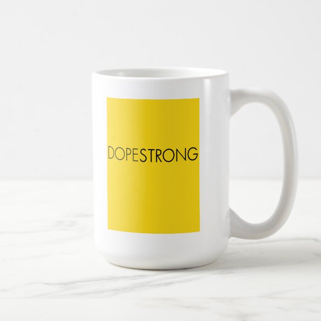 DOPESTRONG LANCE ARMSTRONG PARODY COFFEE MUG (Right)