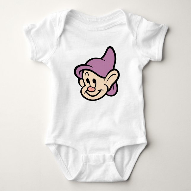 Dopey 1 baby bodysuit (Front)