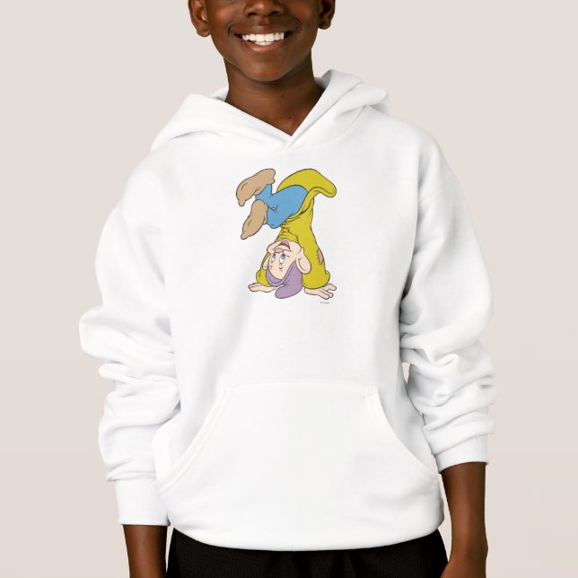 Dopey Doing a Head Stand Hoodie (Front)