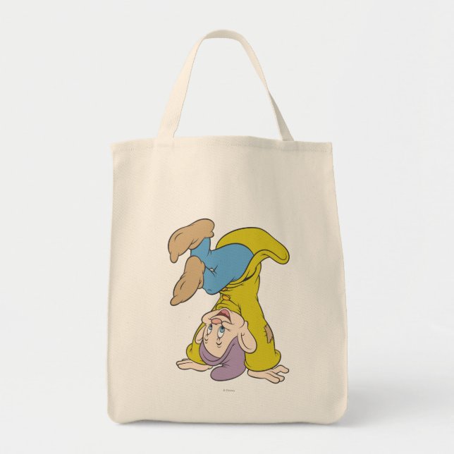 Dopey Doing a Head Stand Tote Bag (Front)
