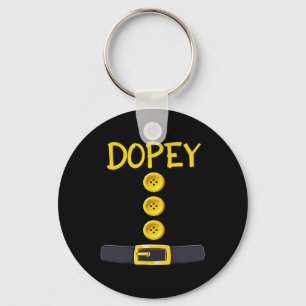 Dopey Dwarf Halloween Costume Color Matching Dopey Keychain