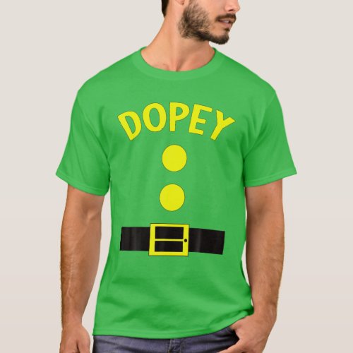 Dopey Dwarf Halloween Costume Funny Gifts Idea Dop T_Shirt