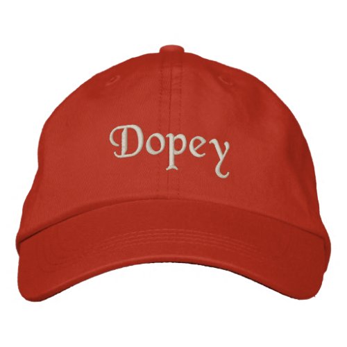 Dopey Embroidered Baseball Hat