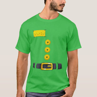 Dopey Halloween Dwarf Costume Color Matching For K T-Shirt