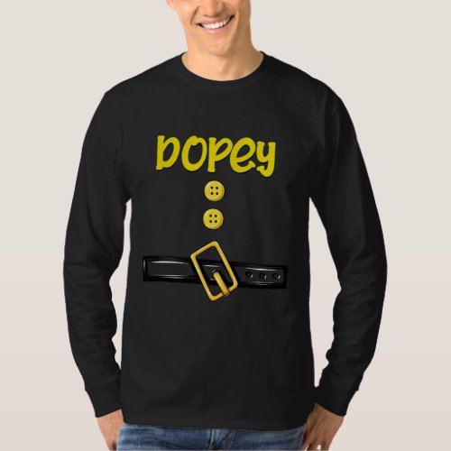 Dopey Halloween Dwarf Costume Color Matching  T_Shirt