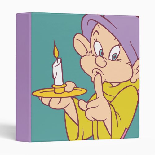 Dopey Holding a Candle Binder