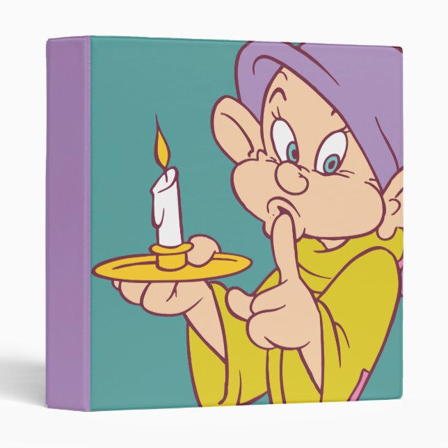 Dopey Holding a Candle Binder (Front/Spine)