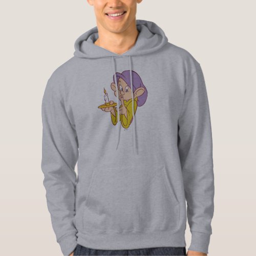 Dopey Holding a Candle Hoodie