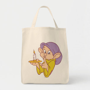 Dopey Holding a Candle Tote Bag