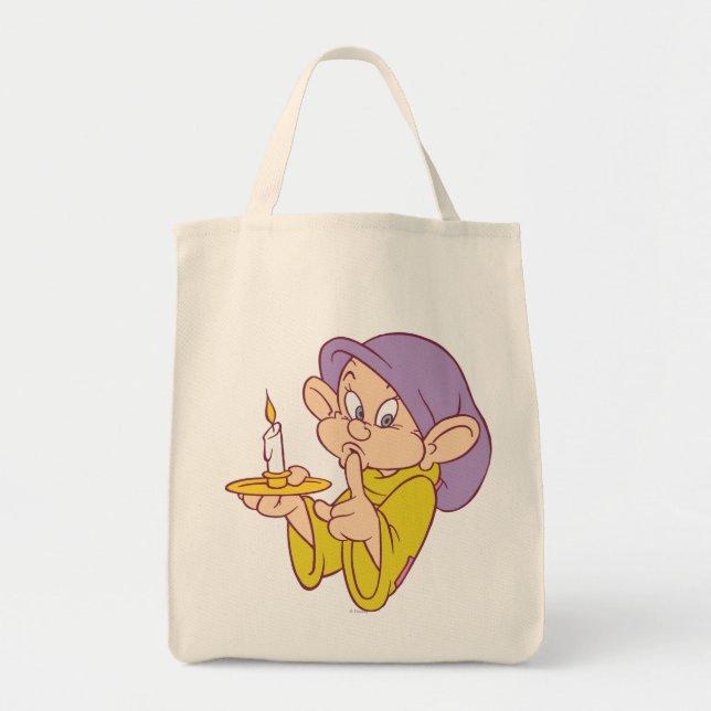 Dopey Holding a Candle Tote Bag (Front)