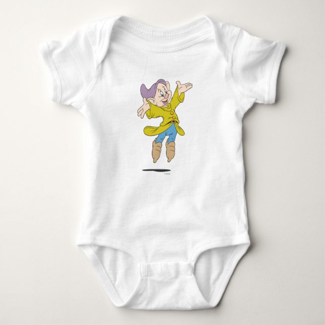 Dopey Jumping Baby Bodysuit (Front)