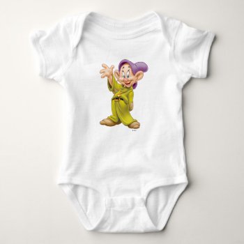 Dopey Waving Baby Bodysuit by SevenDwarfs at Zazzle